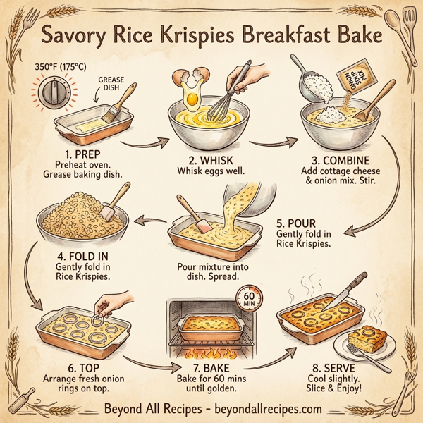 Savory Rice Krispies Breakfast Bake instructions
