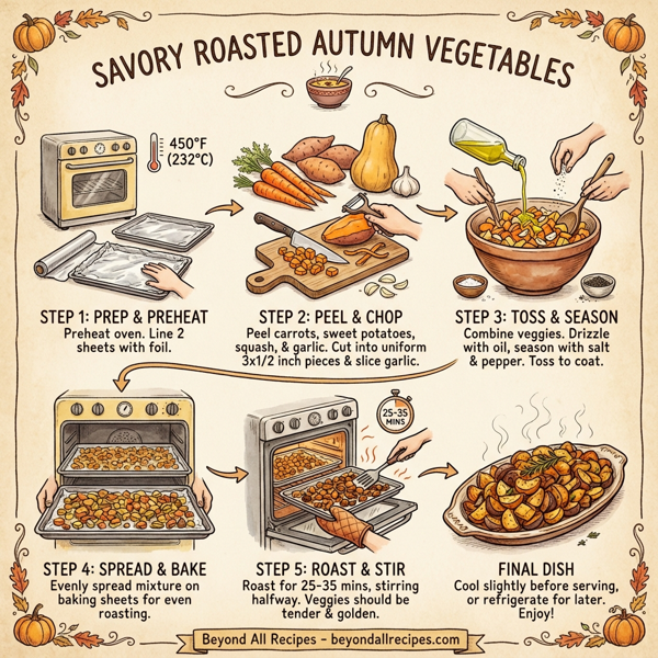 Savory Roasted Autumn Vegetables instructions
