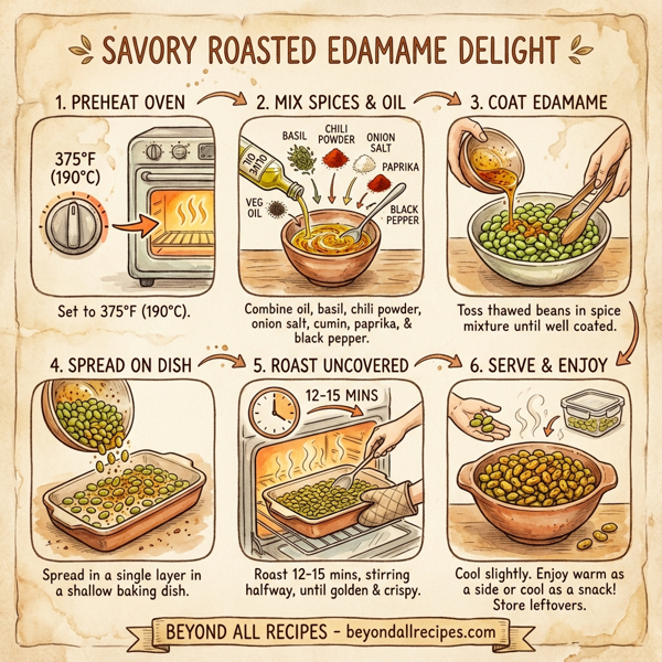 Savory Roasted Edamame Delight instructions