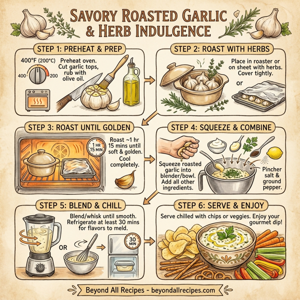 Savory Roasted Garlic & Herb Indulgence instructions