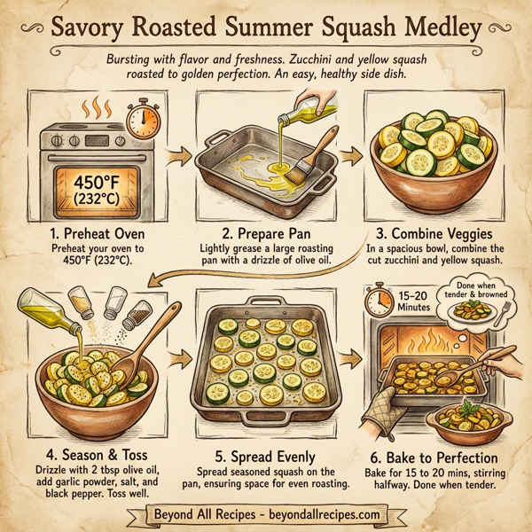 Savory Roasted Summer Squash Medley instructions
