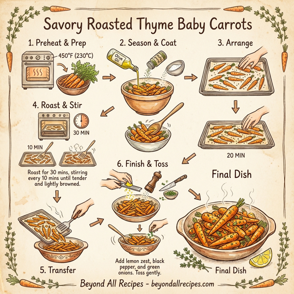 Savory Roasted Thyme Baby Carrots instructions