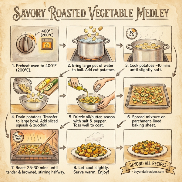 Savory Roasted Vegetable Medley instructions