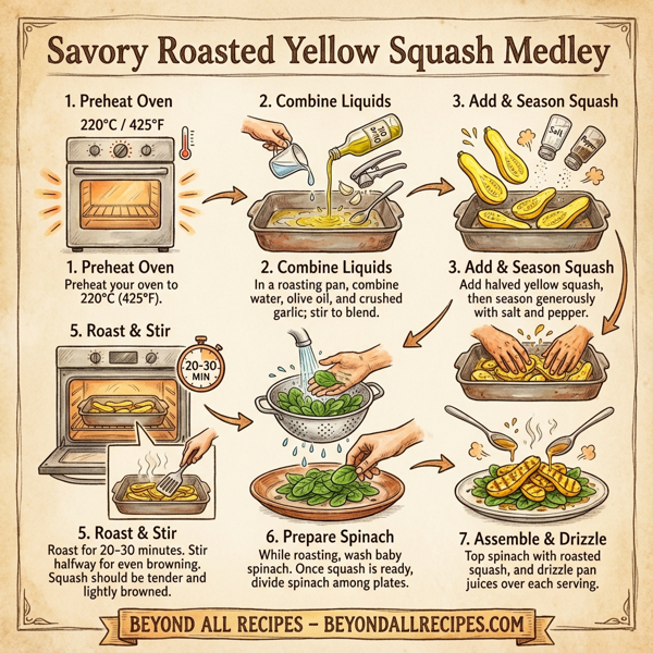 Savory Roasted Yellow Squash Medley instructions