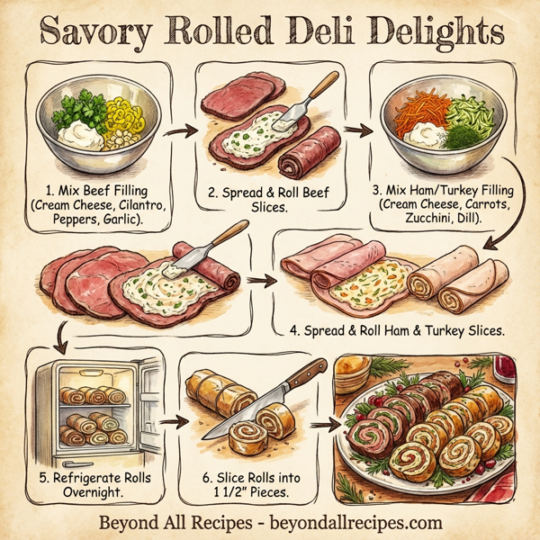 Savory Rolled Deli Delights instructions