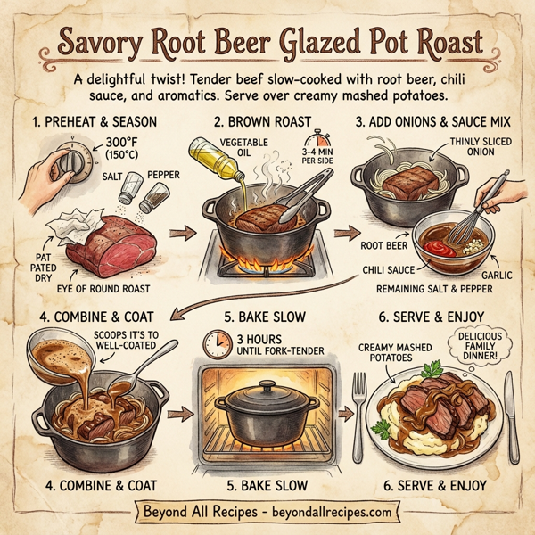 Savory Root Beer Glazed Pot Roast instructions