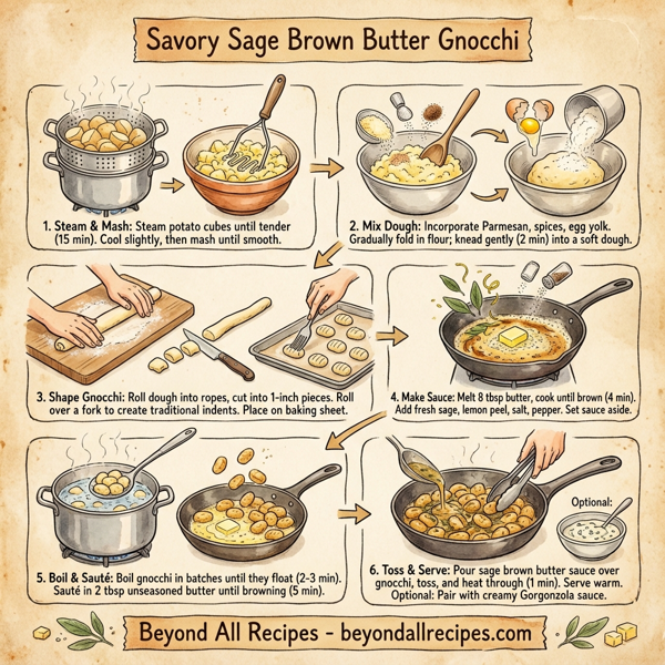 Savory Sage Brown Butter Gnocchi instructions