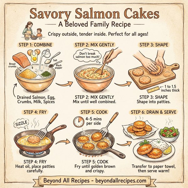 Savory Salmon Cakes instructions