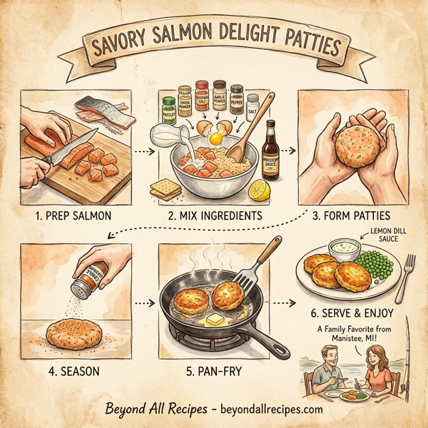 Savory Salmon Delight Patties instructions