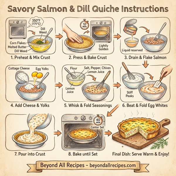 Savory Salmon & Dill Quiche instructions
