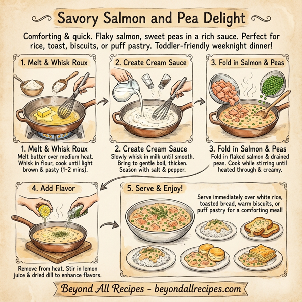 Savory Salmon and Pea Delight instructions