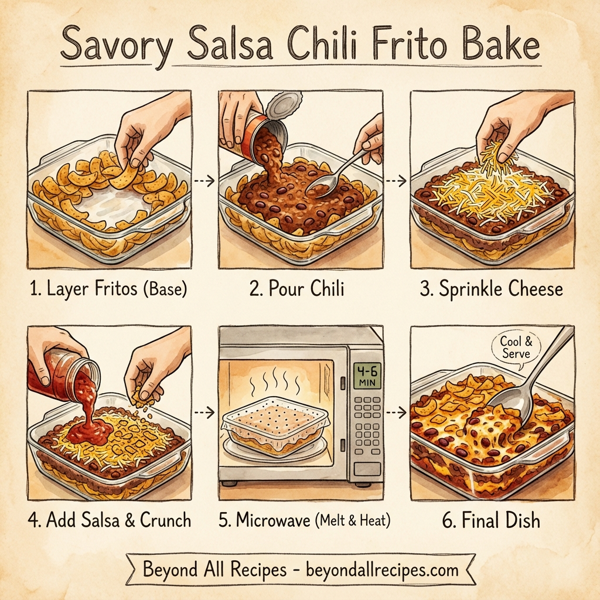 Savory Salsa Chili Frito Bake instructions