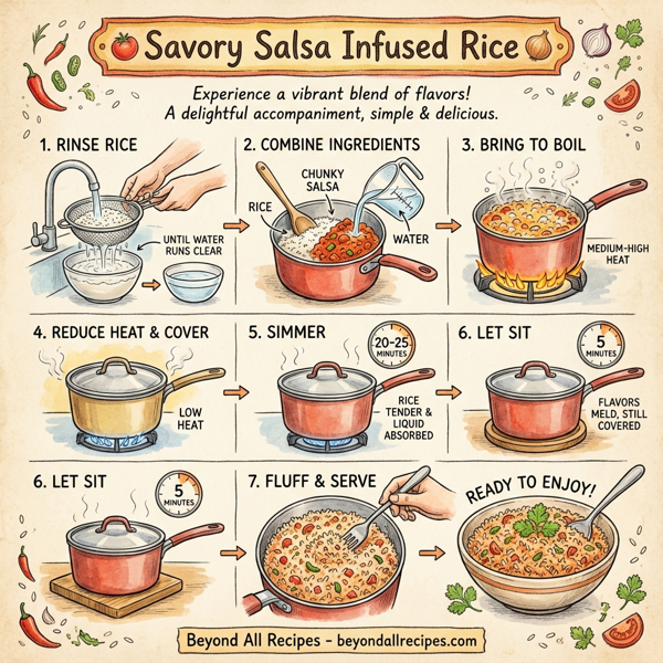 Savory Salsa Infused Rice instructions