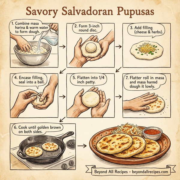 Savory Salvadoran Pupusas instructions
