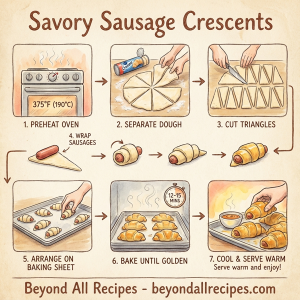 Savory Sausage Crescents instructions