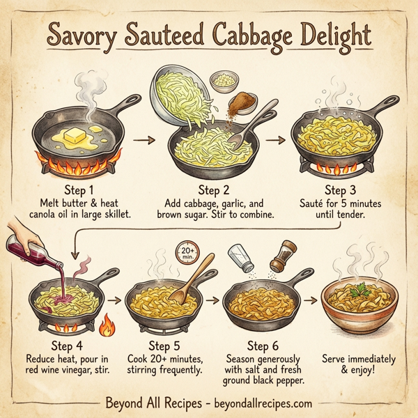 Savory Sauteed Cabbage Delight instructions