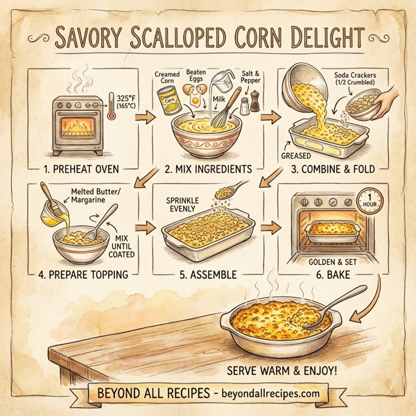 Savory Scalloped Corn Delight instructions