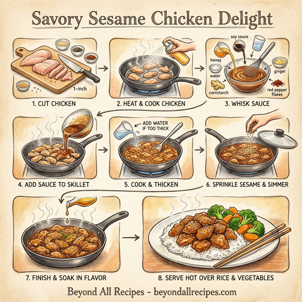 Savory Sesame Chicken Delight instructions