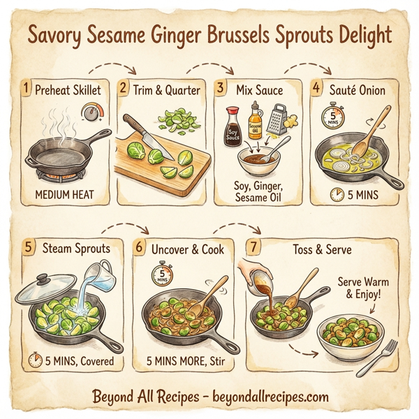 Savory Sesame Ginger Brussels Sprouts Delight instructions