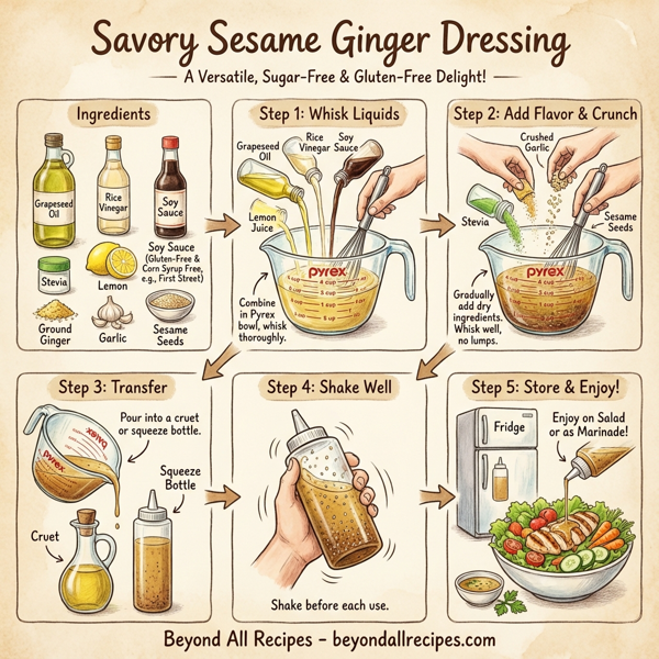Savory Sesame Ginger Dressing instructions