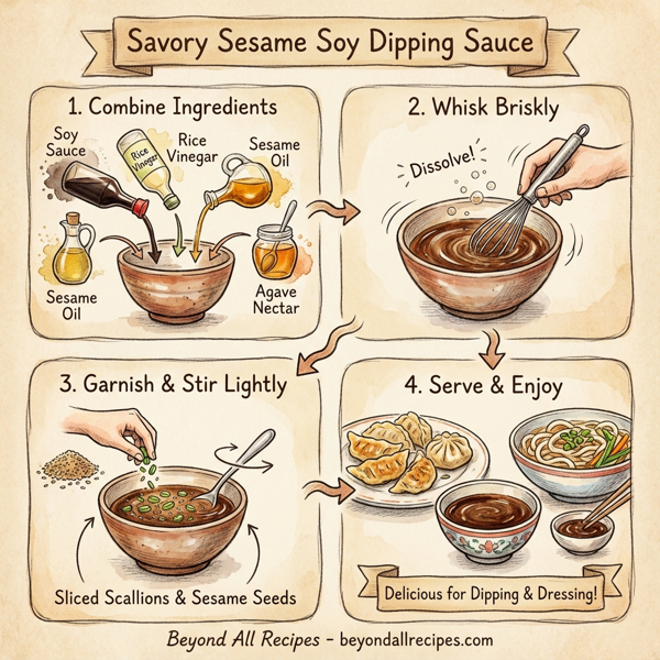 Savory Sesame Soy Dipping Sauce instructions