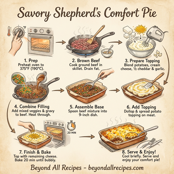 Savory Shepherd's Comfort Pie instructions
