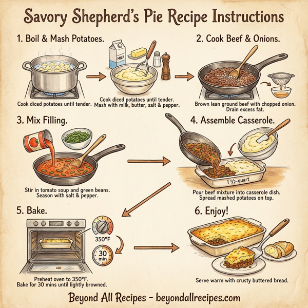 Savory Shepherd's Pie instructions