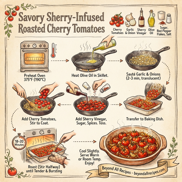Savory Sherry-Infused Roasted Cherry Tomatoes instructions