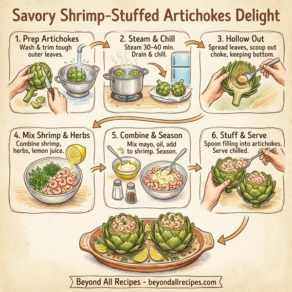 Savory Shrimp-Stuffed Artichokes Delight instructions