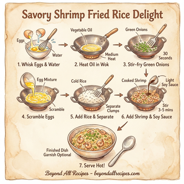 Savory Shrimp Fried Rice Delight instructions