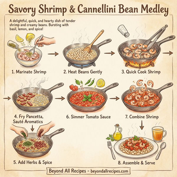 Savory Shrimp & Cannellini Bean Medley instructions