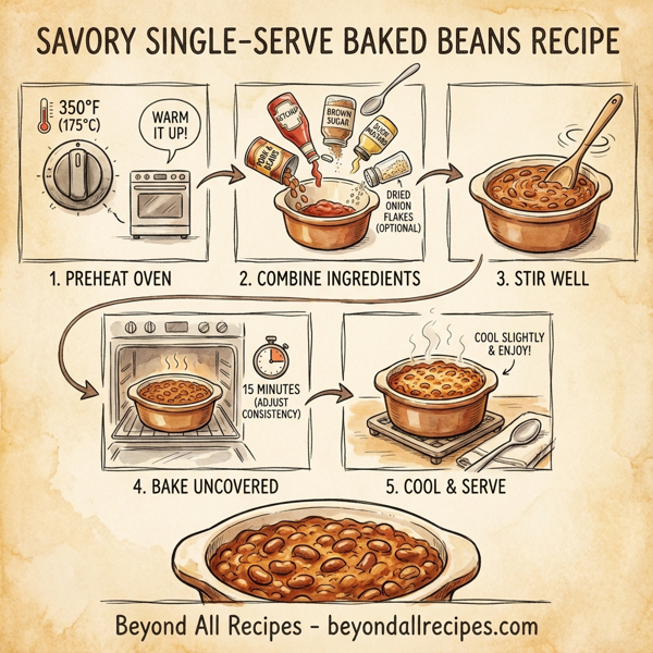 Savory Single-Serve Baked Beans instructions