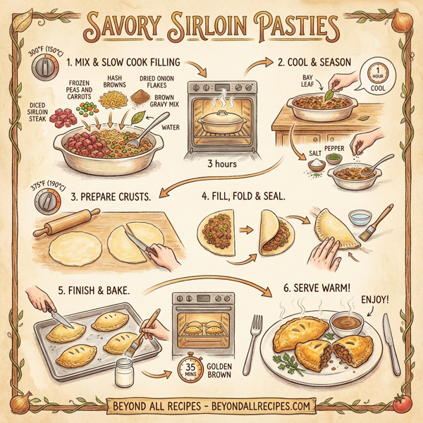 Savory Sirloin Pasties instructions