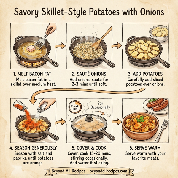 Savory Skillet-Style Potatoes with Onions instructions