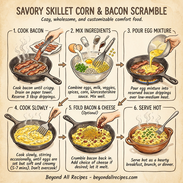Savory Skillet Corn & Bacon Scramble instructions