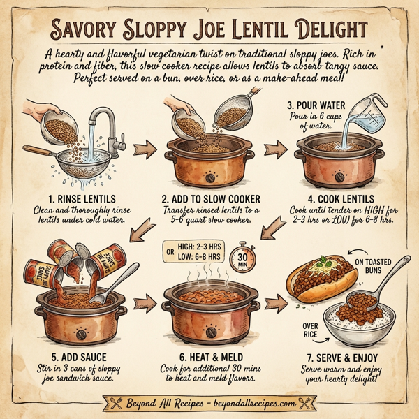 Savory Sloppy Joe Lentil Delight instructions
