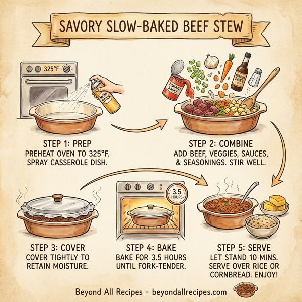 Savory Slow-Baked Beef Stew instructions