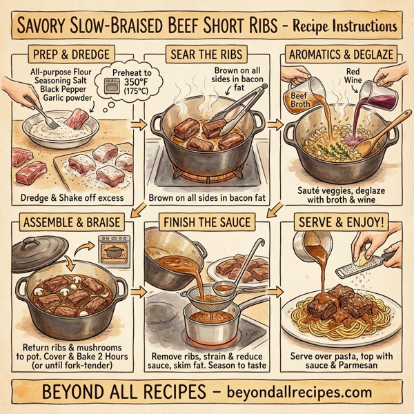 Savory Slow-Braised Beef Short Ribs instructions