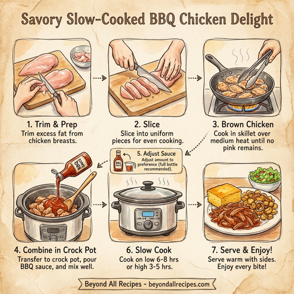 Savory Slow-Cooked BBQ Chicken Delight instructions