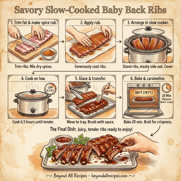 Savory Slow-Cooked Baby Back Ribs instructions