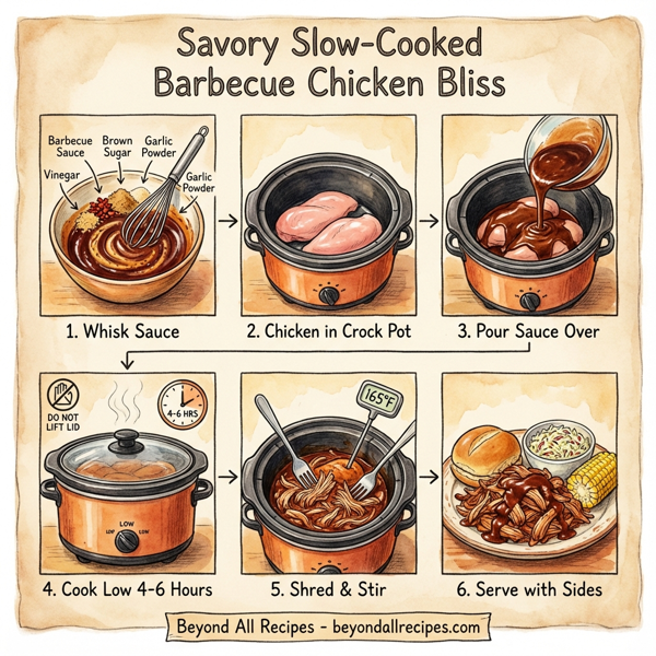 Savory Slow-Cooked Barbecue Chicken Bliss instructions