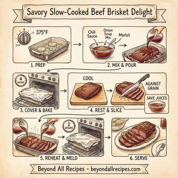 Savory Slow-Cooked Beef Brisket Delight instructions