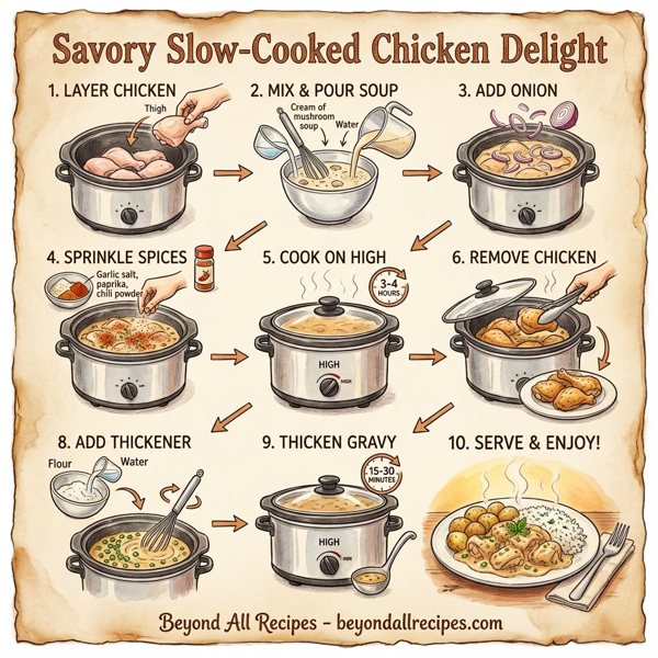 Savory Slow-Cooked Chicken Delight instructions