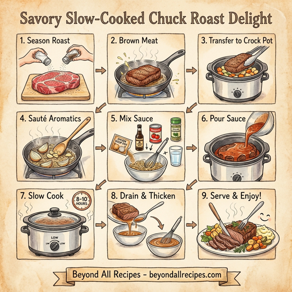 Savory Slow-Cooked Chuck Roast Delight instructions