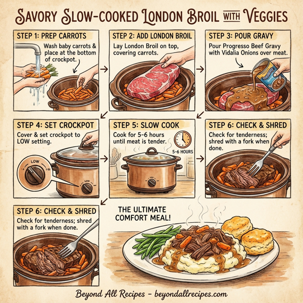 Savory Slow-Cooked London Broil with Veggies instructions