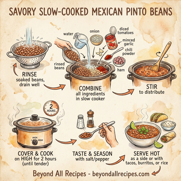 Savory Slow-Cooked Mexican Pinto Beans instructions
