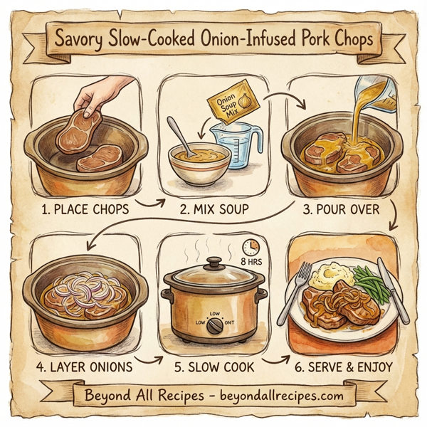 Savory Slow-Cooked Onion-Infused Pork Chops instructions