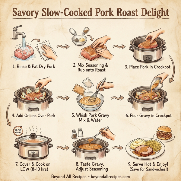 Savory Slow-Cooked Pork Roast Delight instructions