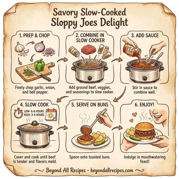 Savory Slow-Cooked Sloppy Joes Delight instructions