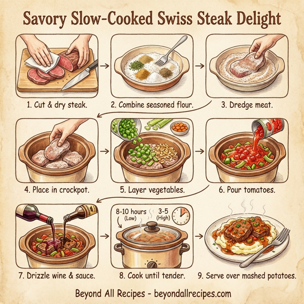 Savory Slow-Cooked Swiss Steak Delight instructions